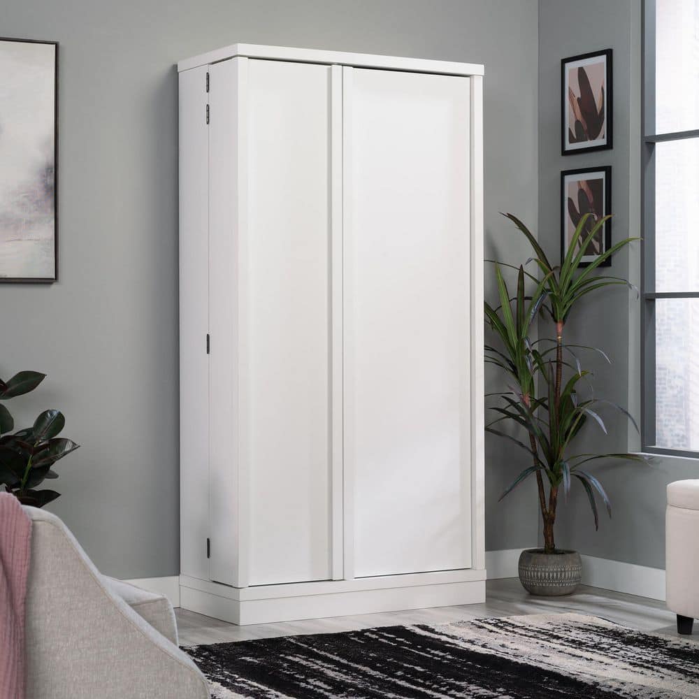 Merton Hall White Rectangular 71 in. Storage Cabinet