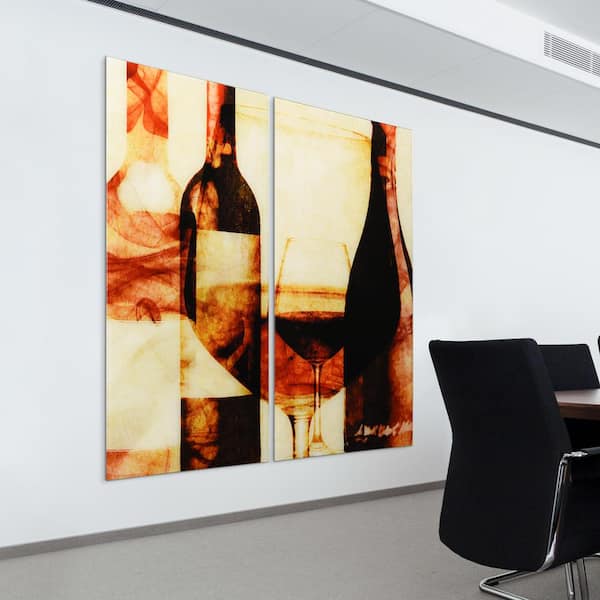 Empire Art Direct Smokey Wine I AB Frameless Free Floating