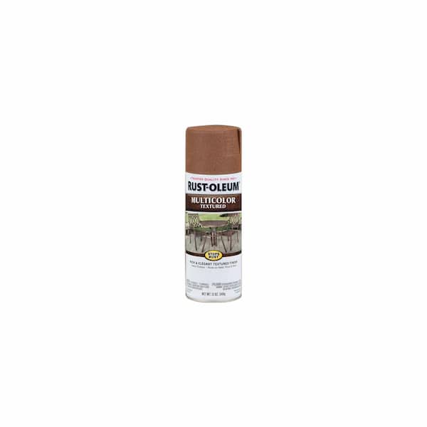 12 oz. MultiColor Textured Rustic Umber Protective Spray Paint (6-Pack)