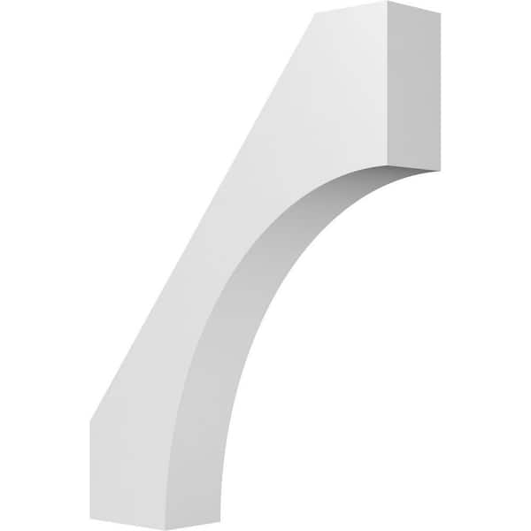 Ekena Millwork Westlake 3 in. W x 18 in. H x 14 in. D Polyurethane Knee Brace