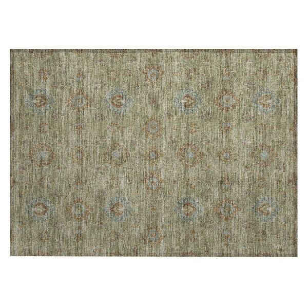 Chantille Machine Washable Indoor/Outdoor Abstract ACN3023 Sage 3 ft. x 4 ft. Area Rug