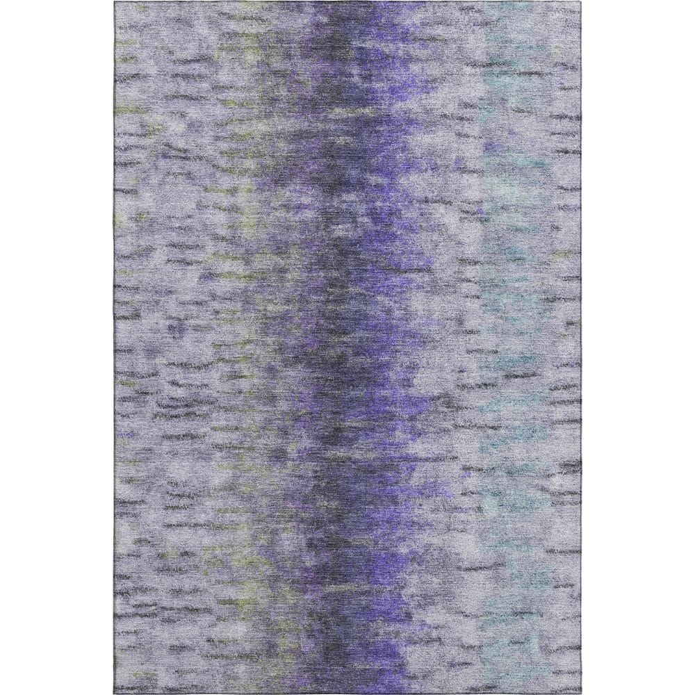 Mayfield Premium Machine Washable Abstract AMF2319 Purple 10 ft. x 14 ft. Area Rug price history on PriceWatchPro