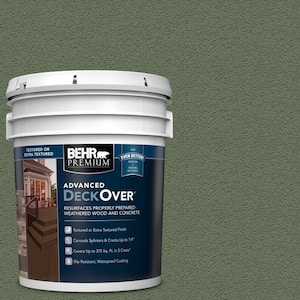 5 gal. #SC-126 Woodland Green Textured Solid Color Exterior Wood and Concrete Coating