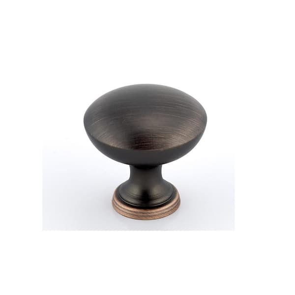 Richelieu Hardware Monceau Collection 1-3/16 in. (30 mm) Vintage Brushed Oil-Rubbed Bronze Round Cabinet Knob