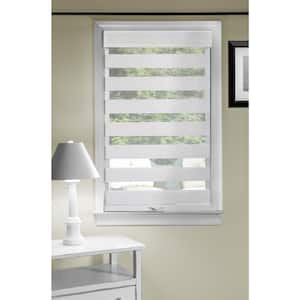 Achim Home Furnishings Cordless Celestial Sheer Double Layered Shade 27 by 72 CC2772WH02 White