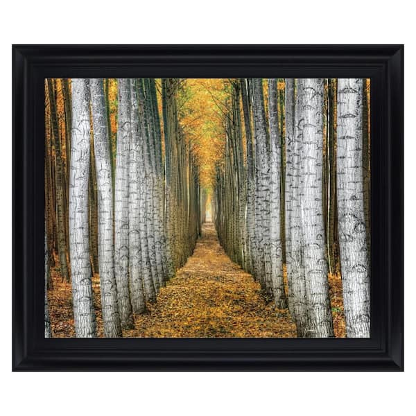 "Tree Farm" By Cahill Framed Print Wall Art 28 in. x 34 in.