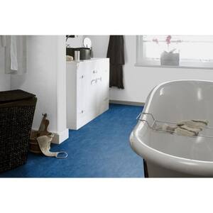 Blue 9.8 mm Thick x 11.81 in. Wide x 35.43 in. Length Laminate Flooring (20.34 sq. ft./Case)