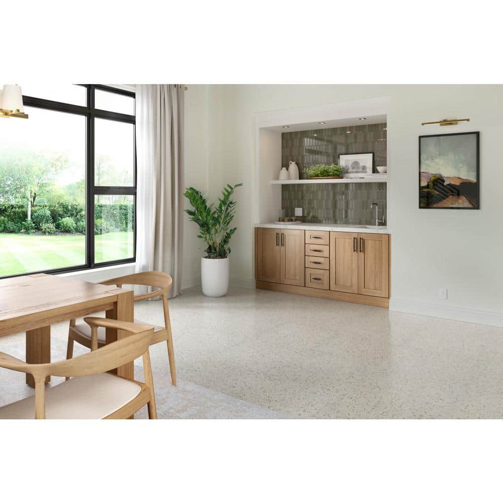 Large White Matte Porcelain Stone Look Tile