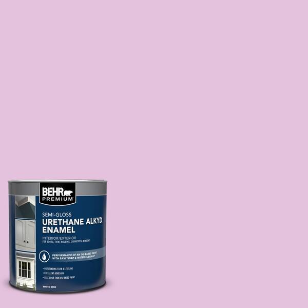1 qt. #P110-2 Girl Talk Semi-Gloss Enamel Urethane Alkyd Interior/Exterior Paint