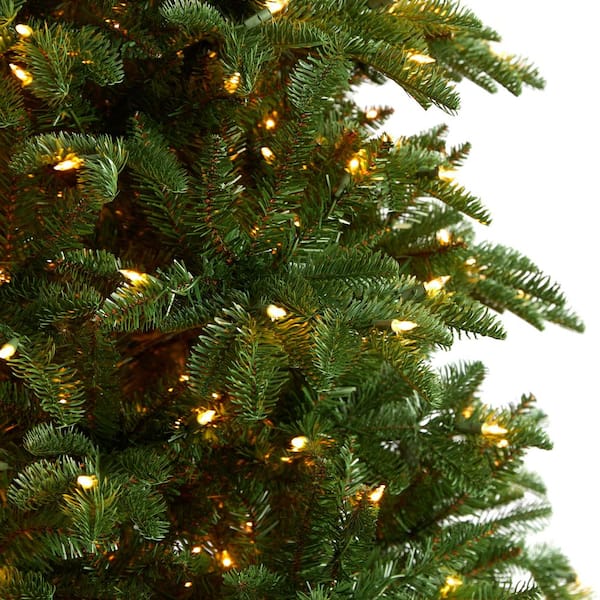 General Foam 9 ft. Pre-Lit Carolina Fir Artificial Christmas Tree with  Clear Lights HD-21690C9 - The Home Depot