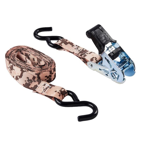 Details about   Keeper 12' Desert Camouflage Tie Down Strap Multicolored 500# 4 Pack 