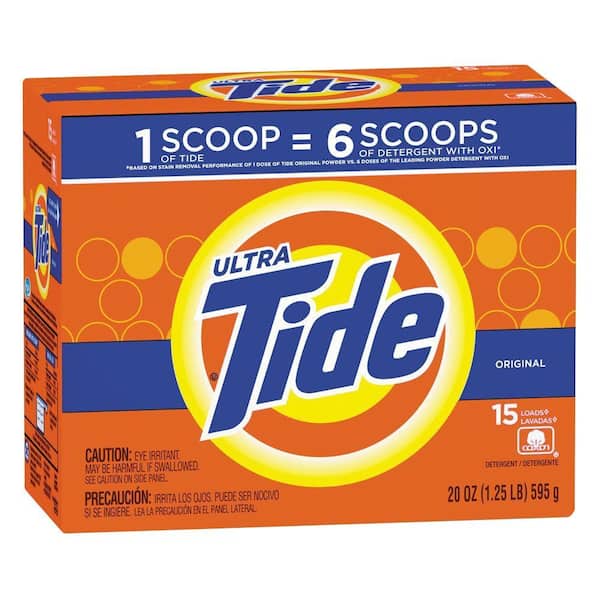Tide 20 oz. Original Scent Powder Laundry Detergent (Case of 15)