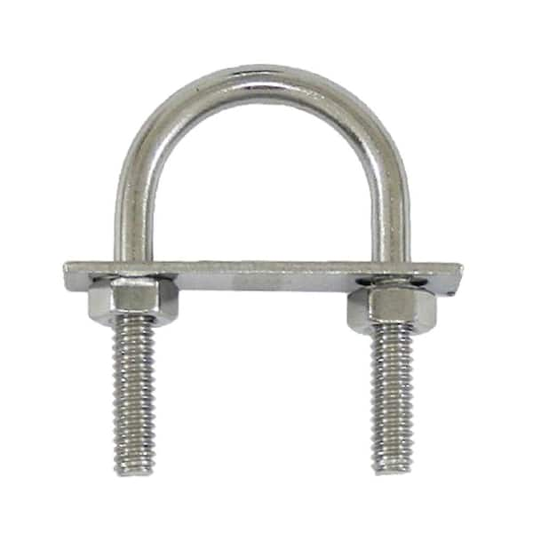 Lehigh 5/16 in. x 1-3/8 in. x 2-1/2 in. Coarse Stainless Steel U-Bolt