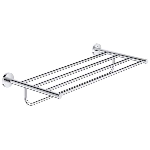Essentials 22 in. Multi-Towel Rack in StarLight Chrome