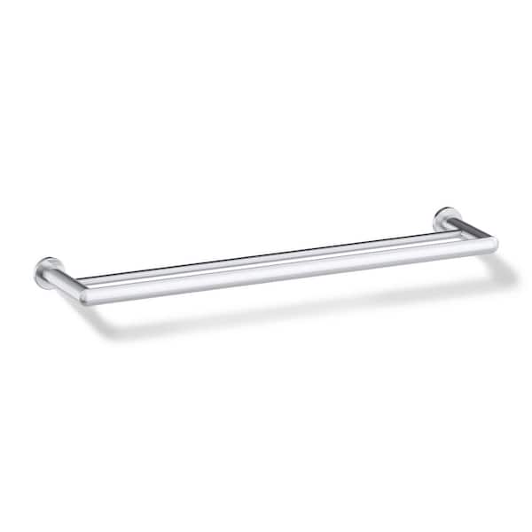 KOHLER Kumin 24 in. Double Towel Bar in Polished Chrome