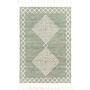 Norwood Green Global 5 ft. x 8 ft. Indoor Area Rug