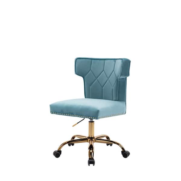 Modern leisure office chair, Blue W39527563.hd The Home Depot