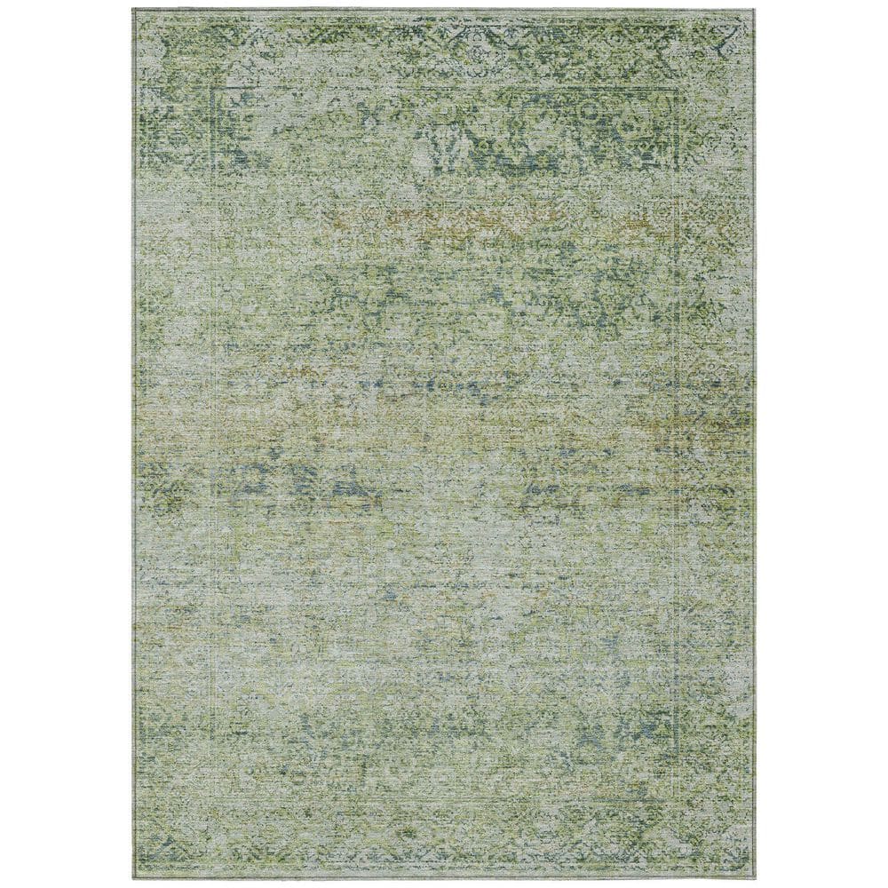 Chantille Machine Washable Indoor/Outdoor Abstract ACN2103 Aloe 3 ft. x 5 ft. Area Rug price history on PriceWatchPro