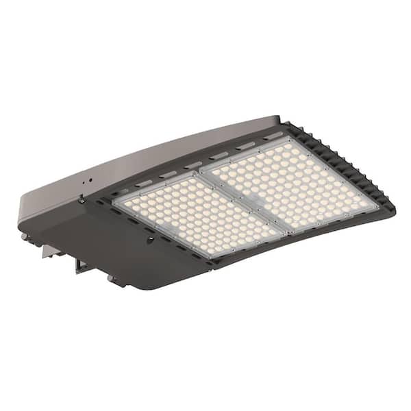 LEDone 1000- Watt Equivalent Integrated LED Bronze Weather Resistant Area Light, 5000K