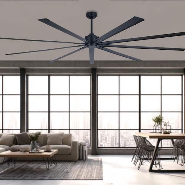 MINKA-AIRE Xtreme 96 in. Indoor Coal Black Downrod Mount Windmill