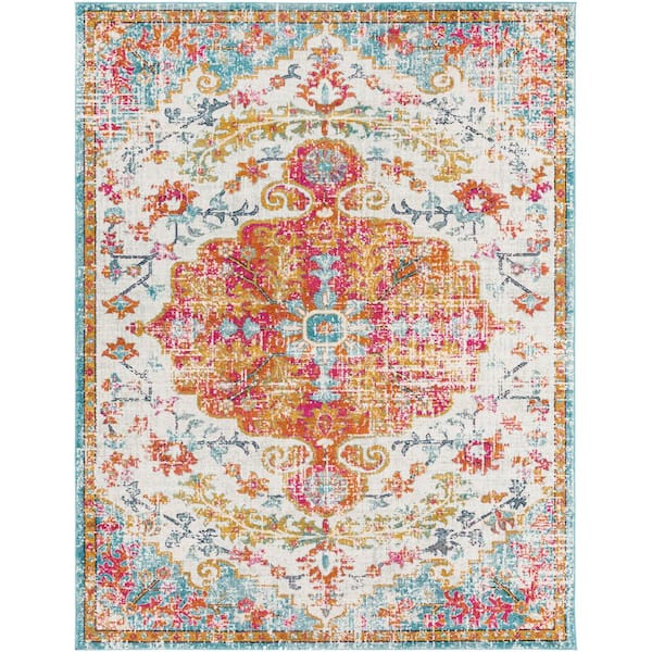 Demeter Orange 9 ft. 3 in. x 12 ft. 6 in. Area Rug