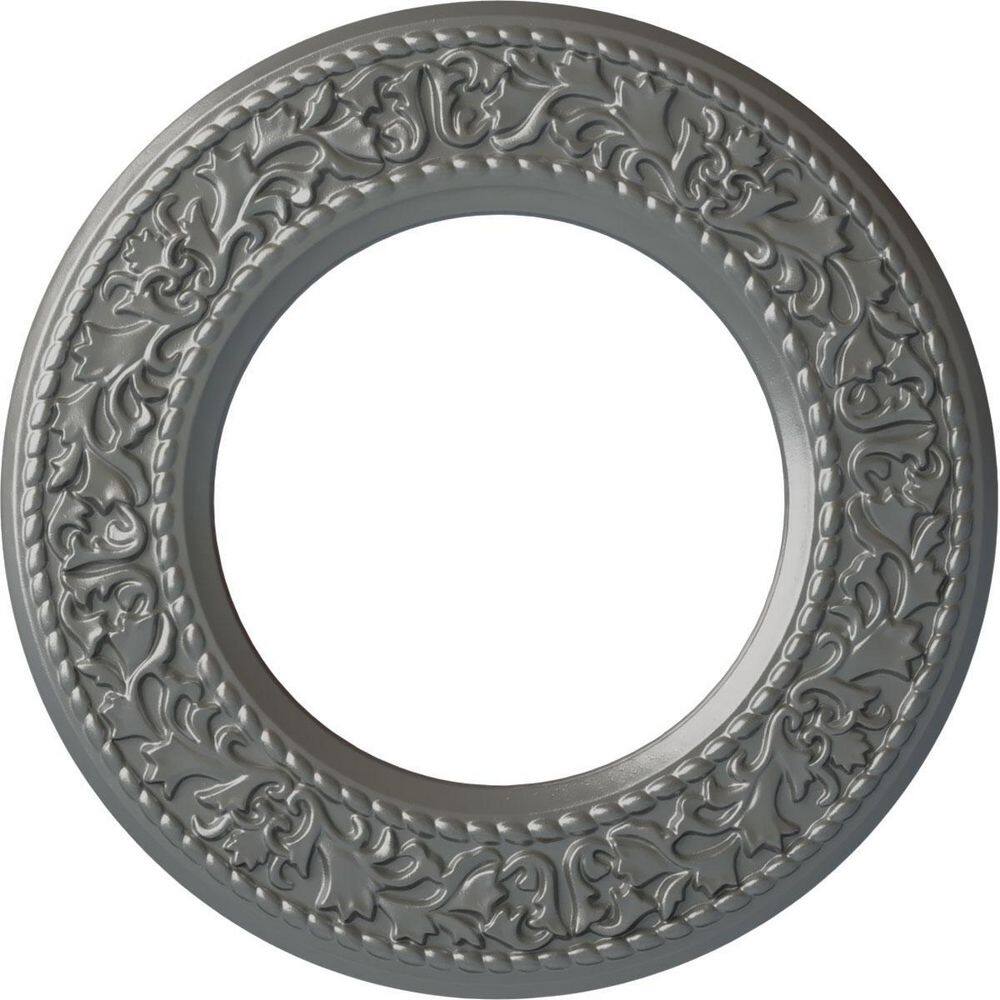 Silver Polyurethane Blackthorn Ceiling Medallion