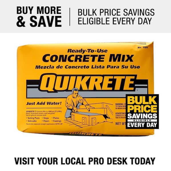 Quikrete 80 lb. Concrete Mix 110180 - The Home Depot