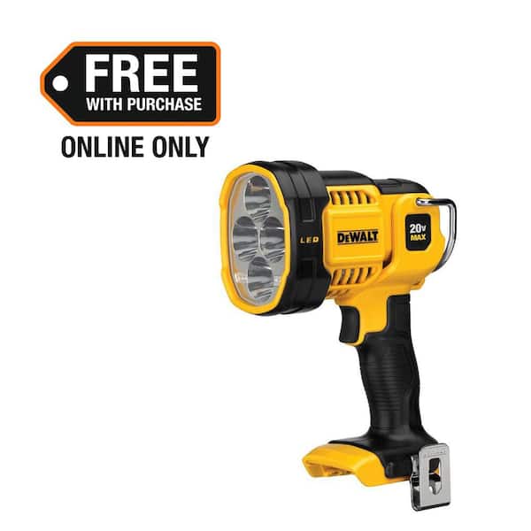 DEWALT 20V MAX Cordless LED Jobsite Spotlight