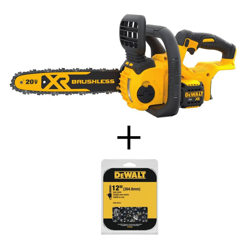 DEWALT 20V MAX 12in. Brushless Battery Powered Chainsaw