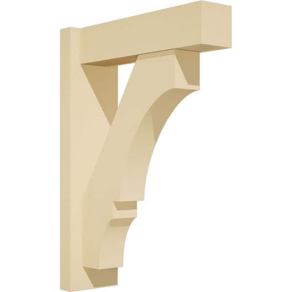 Ekena Millwork Balboa 5 in. W x 22 in. H x 16 in. D Signature Urethane Polyurethane Outlooker with Block Ends