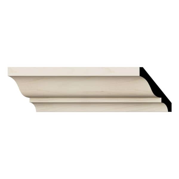WM49 0.56 in. D x 3.63 in. W x 96 in. L Wood (Maple) Crown Molding