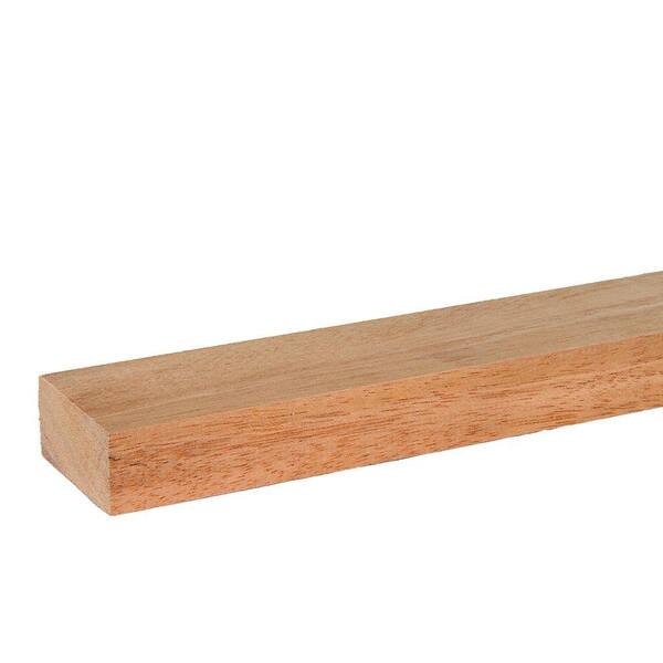 Builders Choice 1 in. x 2 in. x 8 ft. S4S Mahogany Board