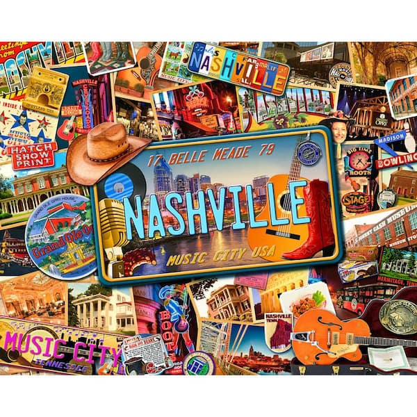 Hart Puzzles Nashville Puzzle by Kate Ward Thacker HP229 - The Home Depot