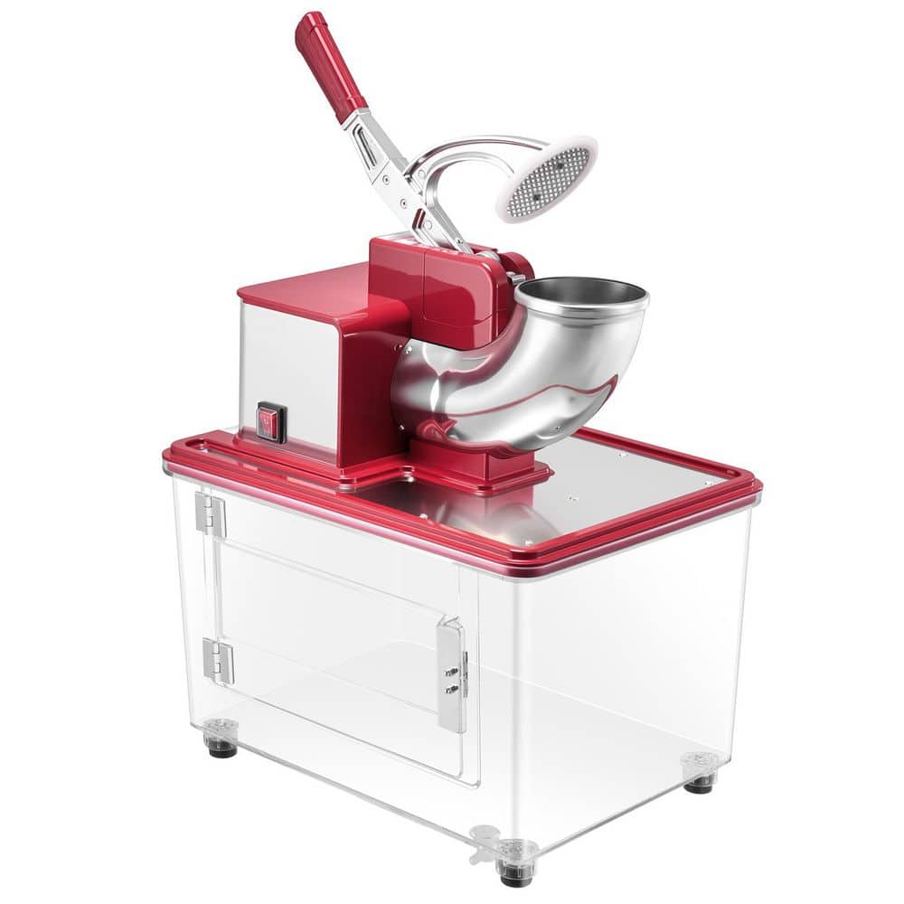 Ice Shaver 10576 oz. /H Electric Snow Cone Machine Stainless Steel 350-Watt Ice Crushers Machine Ice Maker, Red price history on PriceWatchPro