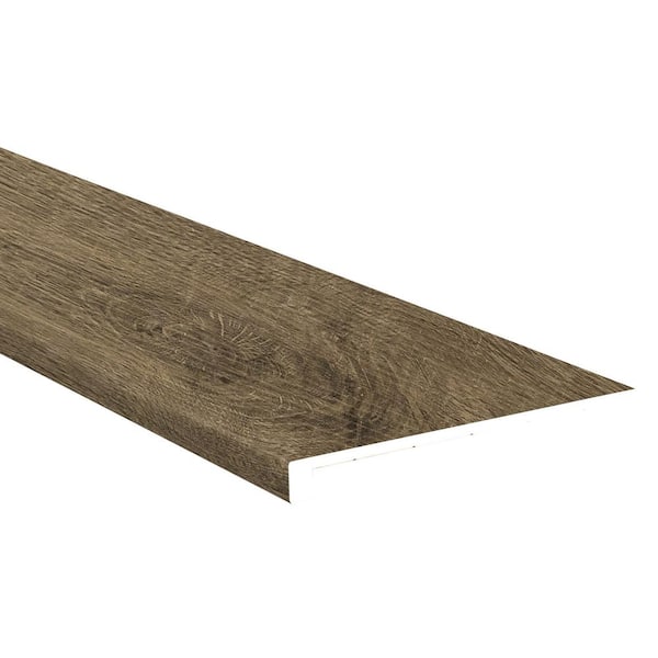 A&A Surfaces Brookmere 1.25 in. T x 12.01 in. W x 47.24 in. L Luxury Vinyl stair Tread Eased Edge Molding (2-pieces/Case)