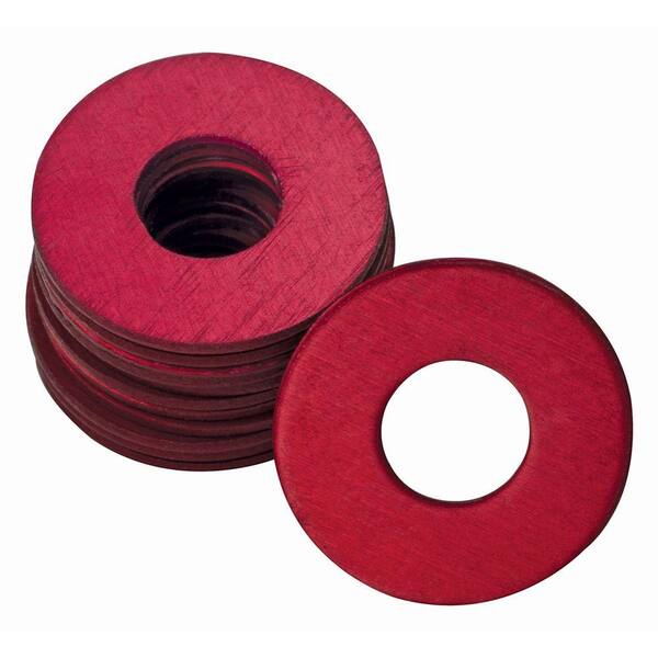 Plews UltraView 1/8 in. Grease Fitting Washers in Red (25 per Bag)