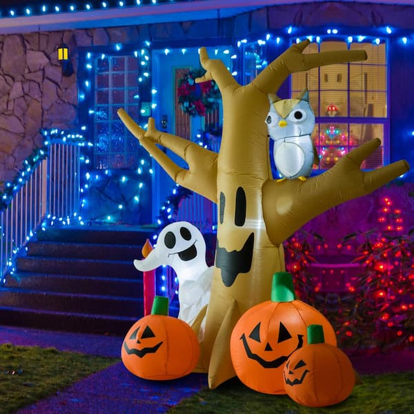 Halloween Outdoor LED Inflatable of 10ft store Stacked Ghost