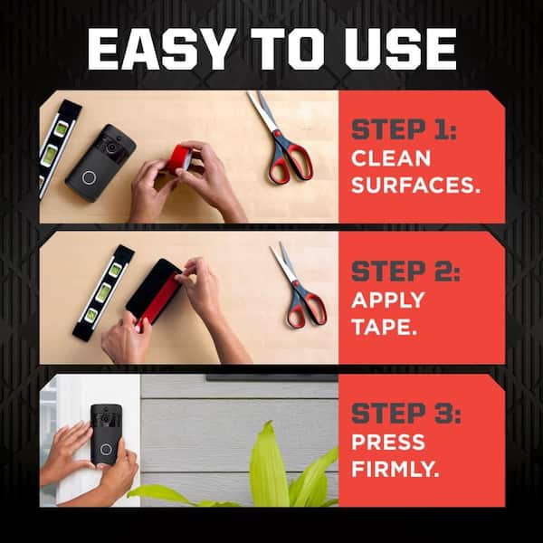 Scotch - 1 in. x 48 in. Extreme Double-Sided Mounting Tape