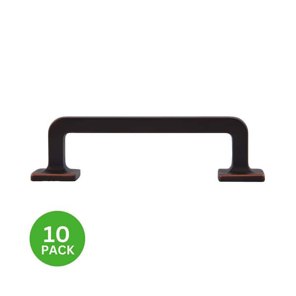 10-Pack Boise 3-1/2 in. (89 mm) Center-to-Center Traditional Oil Rubbed Bronze Bar Drawer Pull