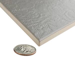 Rhombus Dark Grey 5-1/2 in. x 9-1/2 in. Porcelain Floor and Wall Tile (11.4 sq. ft./Case)