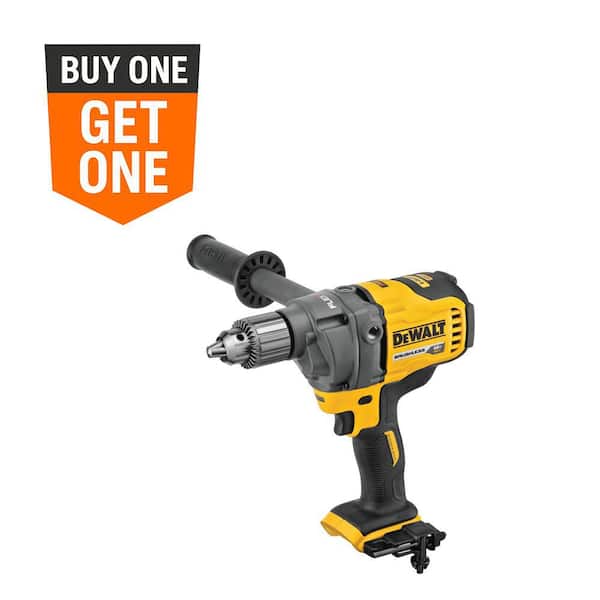 FLEXVOLT 60V MAX Cordless Brushless 1/2 in. Concrete Mud Mixer/Drill with E-Clutch (Tool Only)