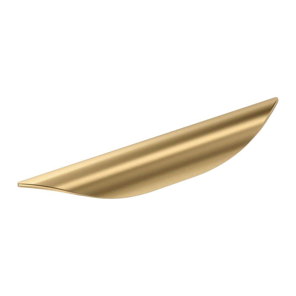 Current 5-1/16 in. (128 mm) Modern Champagne Bronze Edge Cabinet Pull price history on PriceWatchPro