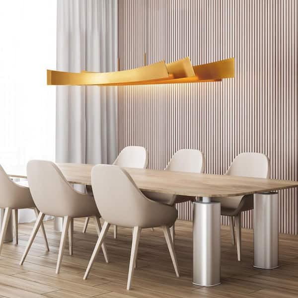 Candora 1-Light Integrated LED Brass Chandelier