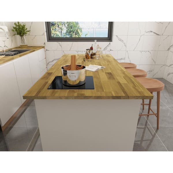 Knotty Pine Edge Grain Butcher Block Countertop - Hardwood Lumber