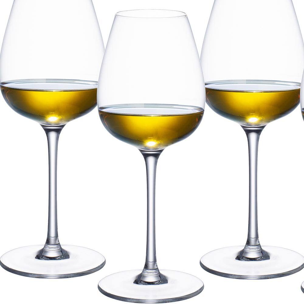 Purismo 13.5 oz Crystal White Wine Glass Set of 4