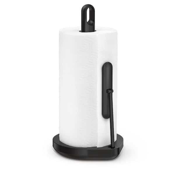 simplehuman Countertop Tension Arm Paper Towel Holder, Black Stainless ...