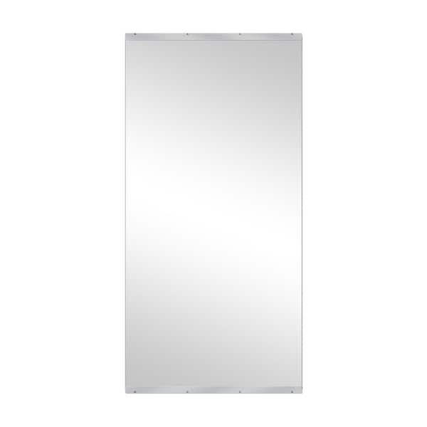 36 in. W x 72 in. H Shatterproof Rectangular Frameless Edge Polished Yoga Mirror Gym Mirror Dance Mirror Wall Mirror