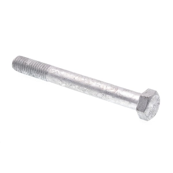 Prime-Line Hex Bolts, 1/2 in.-13 x 4-1/2 in., A307 Grade A Hot Dip Galvanized Steel (25-Pack)