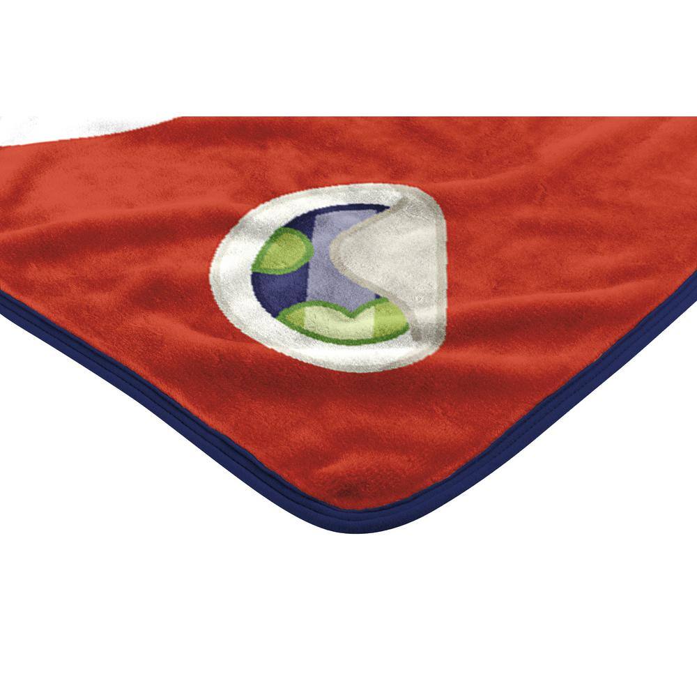 Bluey Road Trip Red and Multicolor Silk Touch Throw Blanket