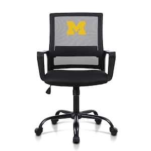 University Of Michigan Black Mesh Task Chair